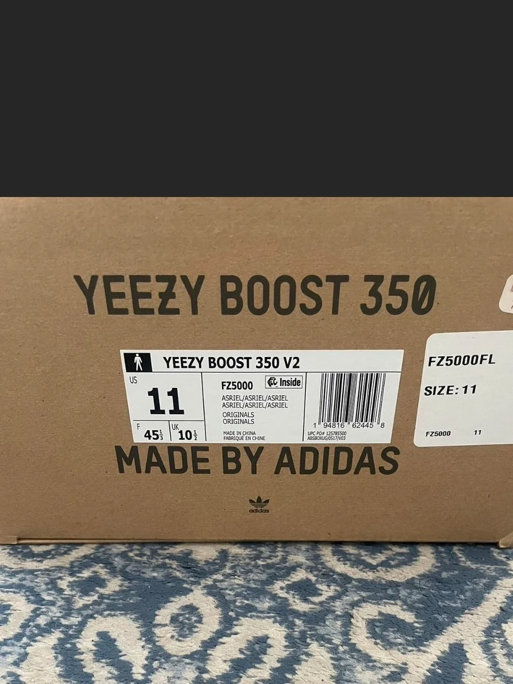 Yeezy Boost 350 V2 Black & Grey with Gum Sole